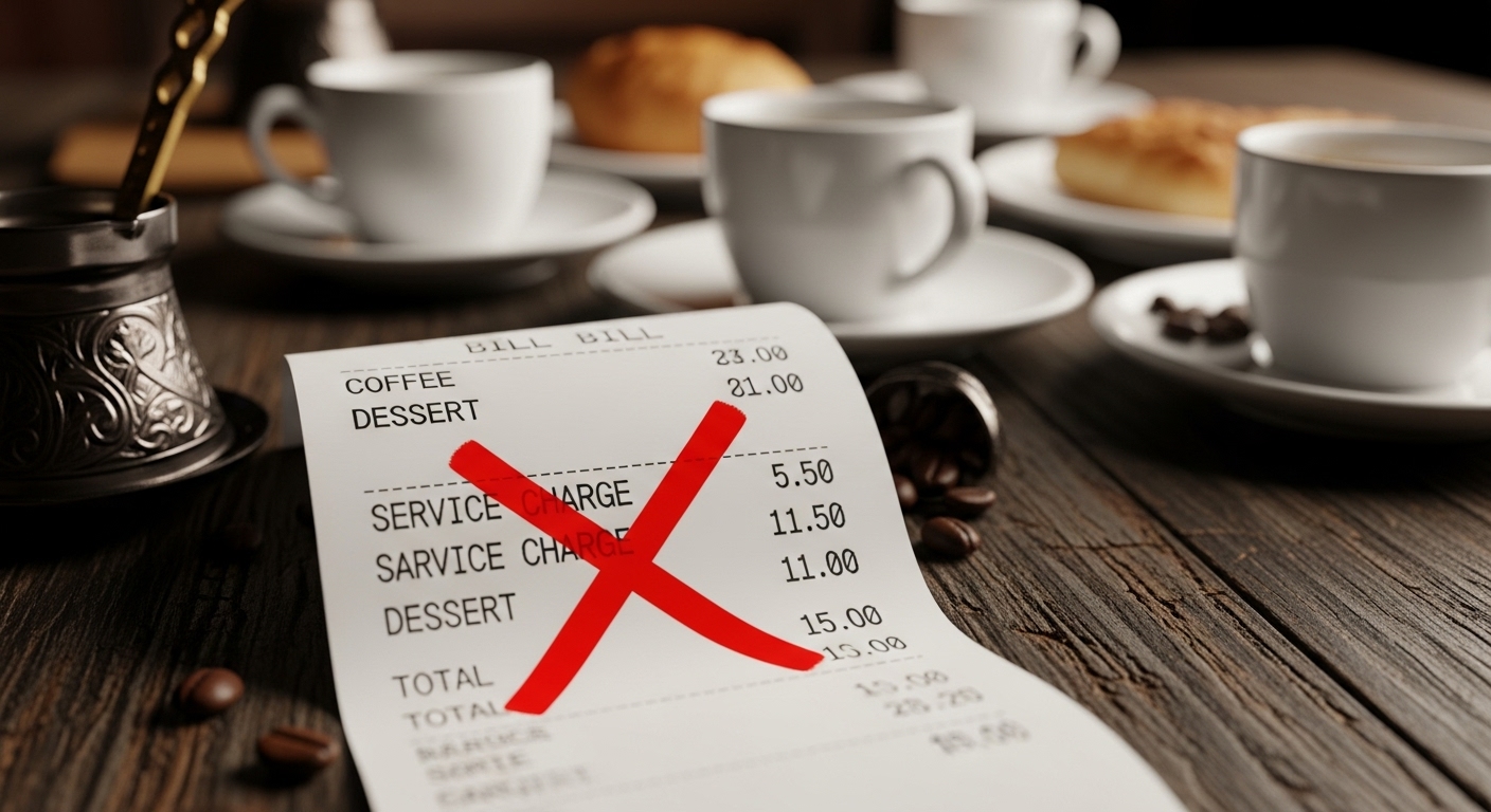 Servis Ücreti Artık Yok: Restoranlarda Yeni Dönem